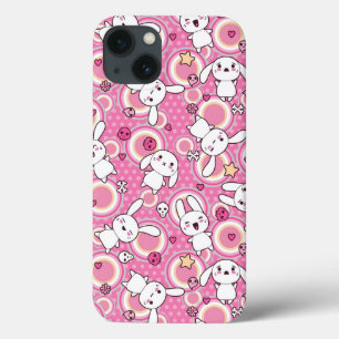 kawaii pink pattern Case-Mate iPhone hülle