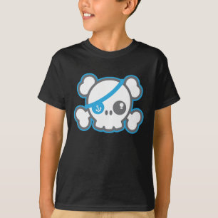 Kawaii Pirate Skull Bekleidung T-Shirt