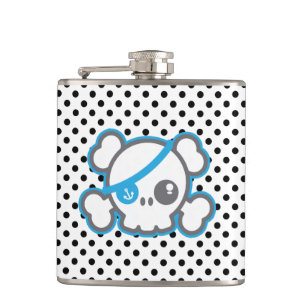 Kawaii Pirate Skull Flask Flachmann