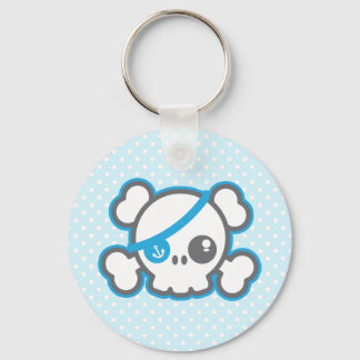 Kawaii Pirate Skull Schlüsselanhänger