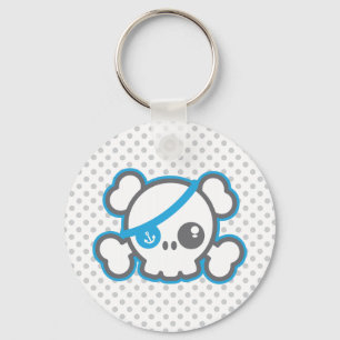 Kawaii Pirate Skull Schlüsselanhänger