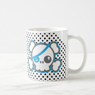 Kawaii Pirate Skull Tasse