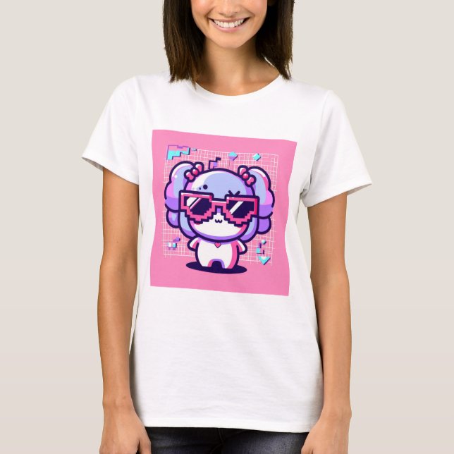 Kawaii Pixel Pal T-Shirt (Vorderseite)