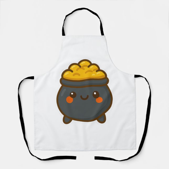 Kawaii Pot of Gold Schürze (Vorderseite)