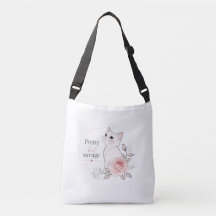 Kawaii "Pretty but Savage" Katzen-Blumentasche