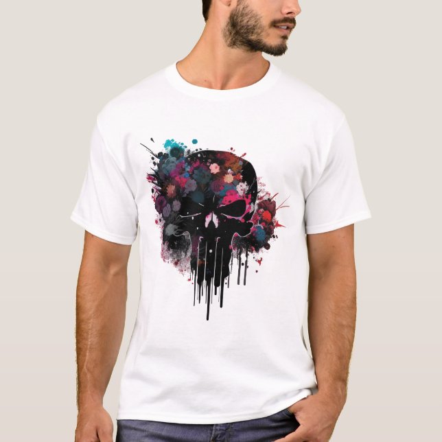 Kawaii Puniskull T-Shirt (Vorderseite)