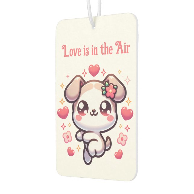 Kawaii Puppy Liebe Air Freshener Autolufterfrischer (Links)