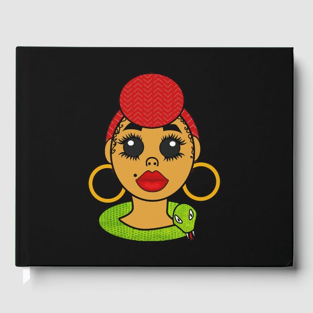 Kawaii Queen Laveau Gästebuch (Vorderseite)