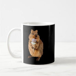 Kawaii quokka isst Eistüte Kaffeetasse
