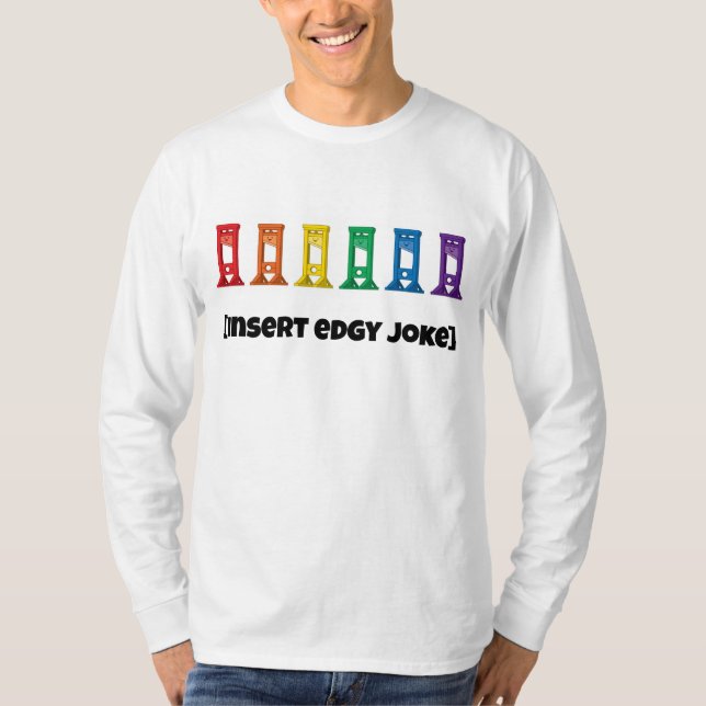 Kawaii Rainbow Guillotine Langärmeliges Shirt (Vorderseite)