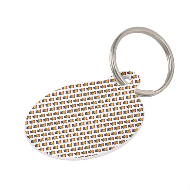 Kawaii Rainbow Teddy - Ein Niedlicher LGBTQ+-Prix- Haustiermarke (Seite)