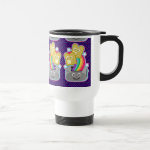 Kawaii Rainbow Toast Charakter Spaß Frühstück Reisebecher