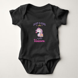 Kawaii Rainbow Unicorn Magical Colorful Baby Strampler