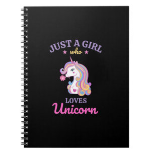 Kawaii Rainbow Unicorn Magical Colorful Notizblock