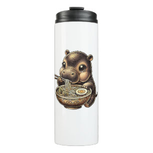 Kawaii Ramen Anime Vintage Kawaii Moo Deng Japanis Thermosbecher