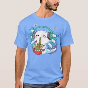 Kawaii Ramen Axolotl Shirt Teen Girls Japanisch An