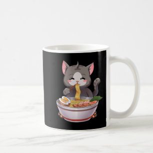 Kawaii Ramen Cat Anime Japanisches Lebensmittelges Kaffeetasse
