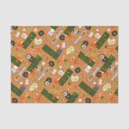 Kawaii Ramen Cats Seidenpapier