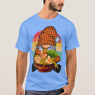 Kawaii Ramen Gnome, Japanischer Neko Noodle Funny T-Shirt