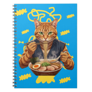 Kawaii Ramen Katzen-Ästhetik – Japanische Pop-Art Notizblock