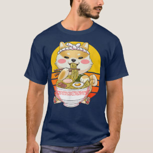 Kawaii Ramen Niedlich Anime Dog Corgi Japanisch No T-Shirt