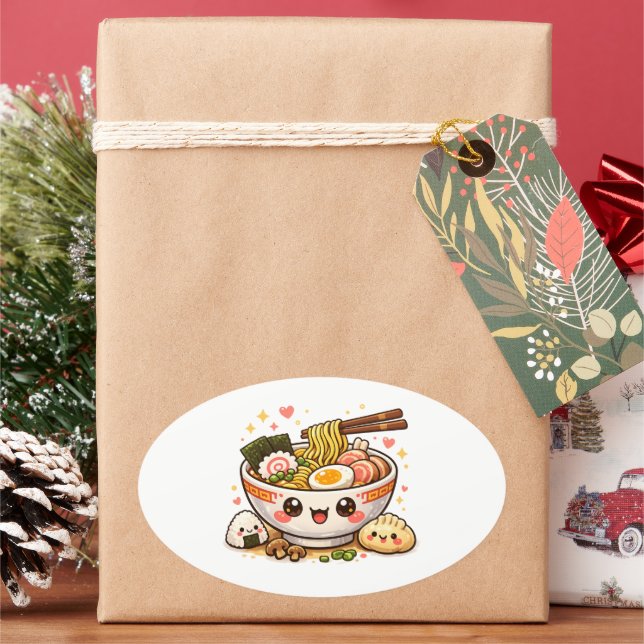 Kawaii Ramen Sticker (Feiertag)