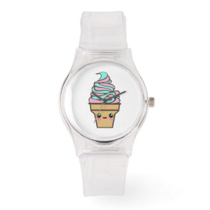 Kawaii Rave-Eiscreme-Cartoon Armbanduhr