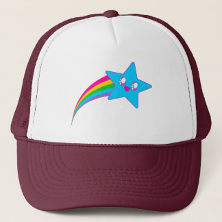 Kawaii Rave Neon Star Rainbow Truckerkappe
