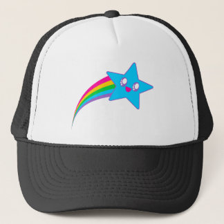Kawaii Rave Neon Star Rainbow Truckerkappe