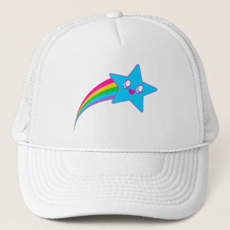 Kawaii Rave Neon Star Rainbow Truckerkappe