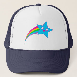 Kawaii Rave Neon Star Rainbow Truckerkappe