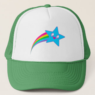 Kawaii Rave Neon Star Rainbow Truckerkappe