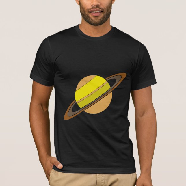 Kawaii Rave Planet Saturn T-Shirt (Vorderseite)