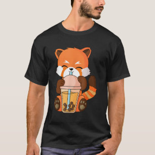 Kawaii Red Panda Boba Tea Bubble Tee Anime