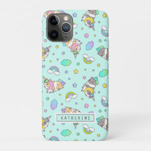 Kawaii Regenbogen Einhorn Guinea Schweinemuster in Case-Mate iPhone Hülle