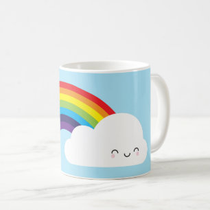 Kawaii-Regenbogen Kaffeetasse