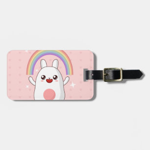 Kawaii-Regenbogenhalbkugel Gepäckanhänger