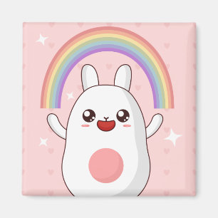 Kawaii-Regenbogenhalbkugel Magnet