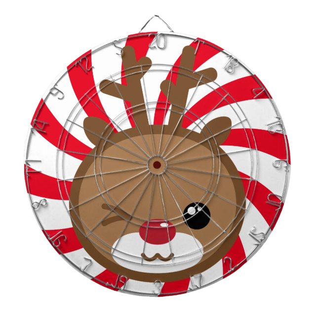 Kawaii Reindeer Dart Board Dartscheibe (vorne)