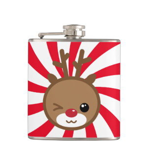 Kawaii Reindeer Flask Flachmann