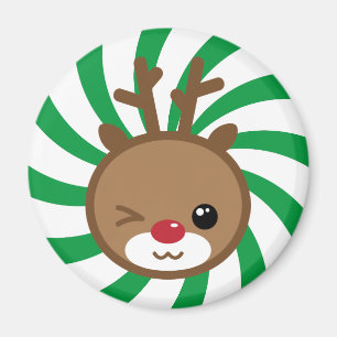 Kawaii Reindeer Magnet