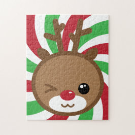 Kawaii Reindeer Puzzle