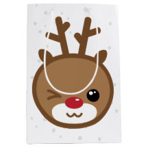 Kawaii Reindeer Weihnachtsgeschenktasche