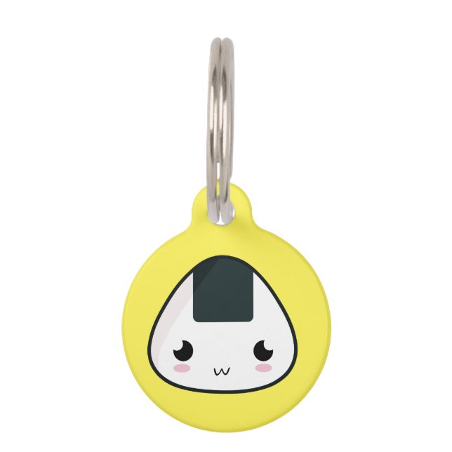 Kawaii Reisball Haustiermarke (Vorderseite)