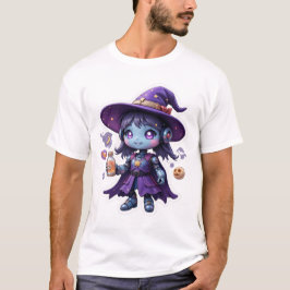 Kawaii Robot Witch Girl Niedliches Sci-Fi-Zauberle T-Shirt