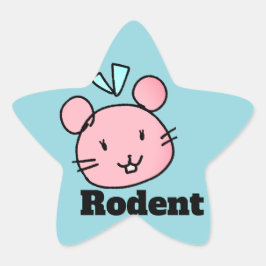 ☆ kawaii Rodent☆ small animal☆ Stern-Aufkleber