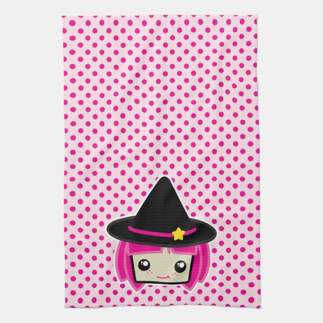 Kawaii Rosa Haar Rosa Handtuch (Vertikal)
