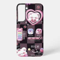 Kawaii Rosa Herz Scrapbook Ästhetik