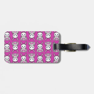 Kawaii-Rosa-Sonnenmuster Gepäckanhänger