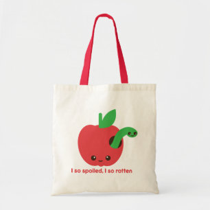 Kawaii Rotten Apple Tragetasche